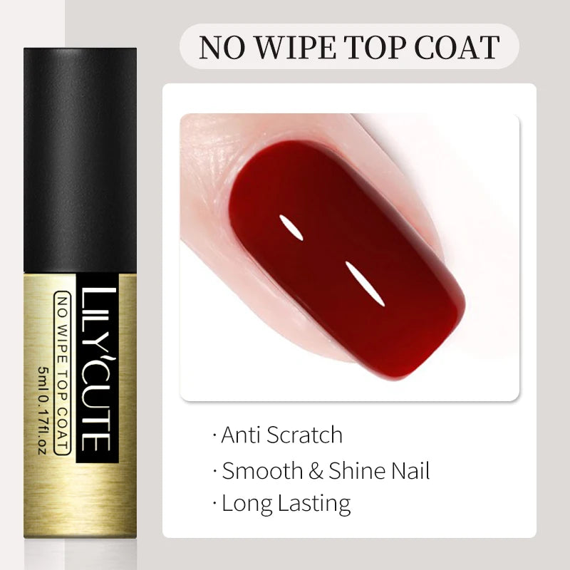 LILYCUTE 5ml Super-Bright Mirror Metallic Liner Gel Nail Polish Gold Silver French Style Drawing Stripe Nail Art Graffiti UV Gel