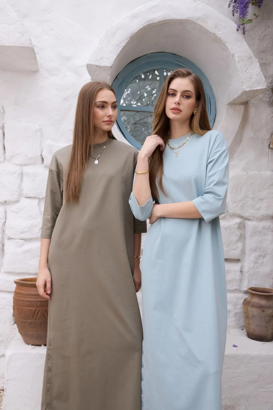 Robe T-Shirt Oversize Femme – Ensemble 2 Pièces Décontracté, Style Streetwear