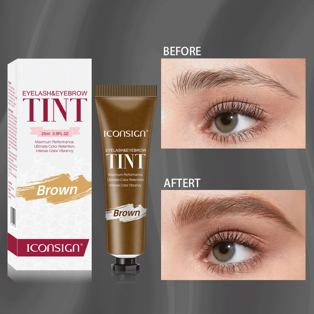 Black/Brown/Coffee Waterproof And Sweat Proof Eyebrow Tint Kit Semi Permanent Makeup Styling And Humidification For Salon