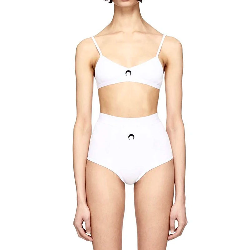 Ensemble Été Femme – Débardeur & Short Imprimé Lune, Style Streetwear