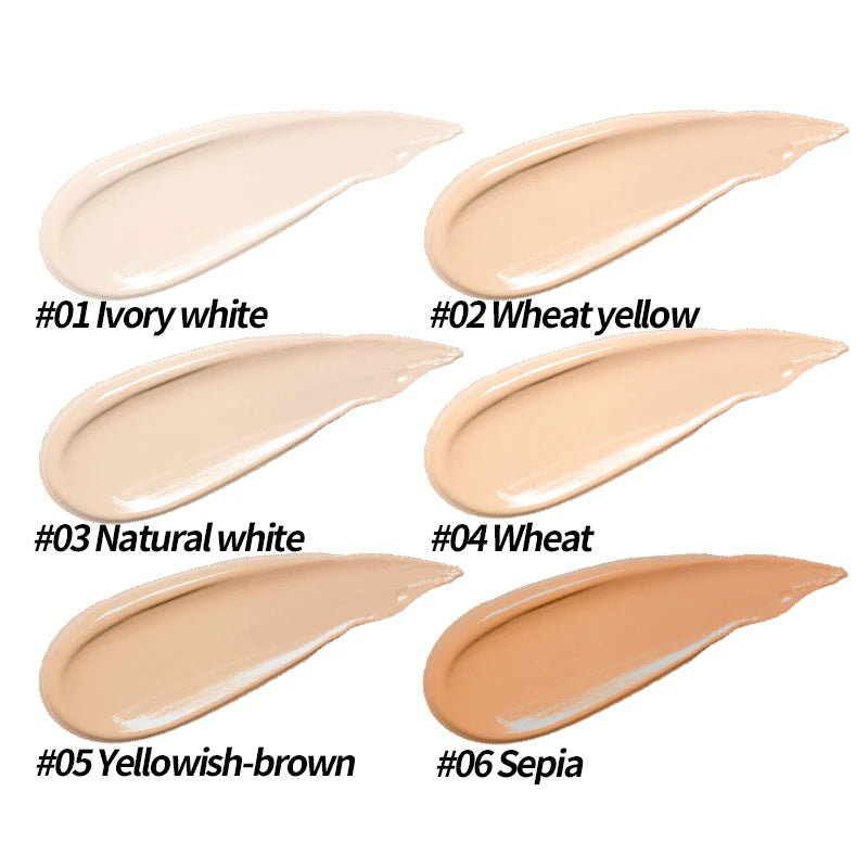 Correcteur Anti-Cernes 6 Couleurs – Couvre Cernes, Taches & Rougeurs, Maquillage Longue Durée
