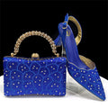 Venus Chan Italian shoes and handbags accessory set with rhinestone metal embellishments Wedding shoes Bridal shoes Designer