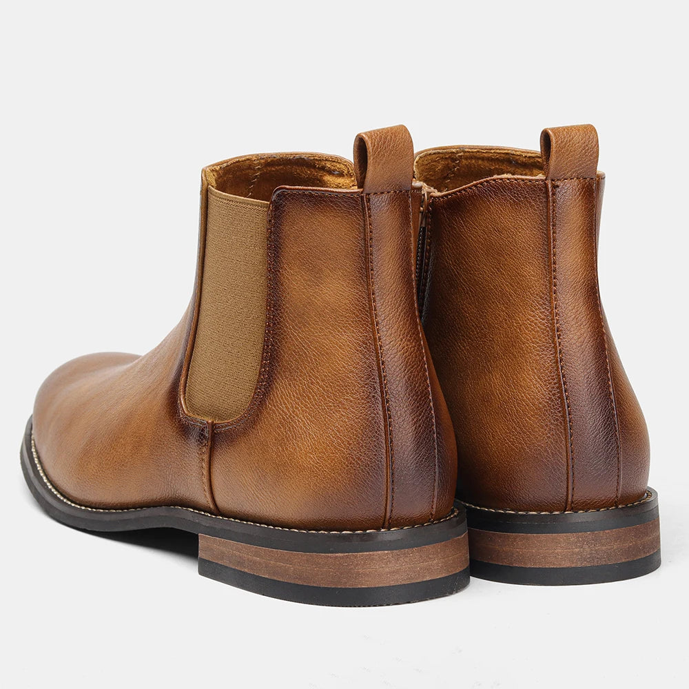Size 7~13 Men Chelsea Boots  Ankle Boots soft leather Men Boots