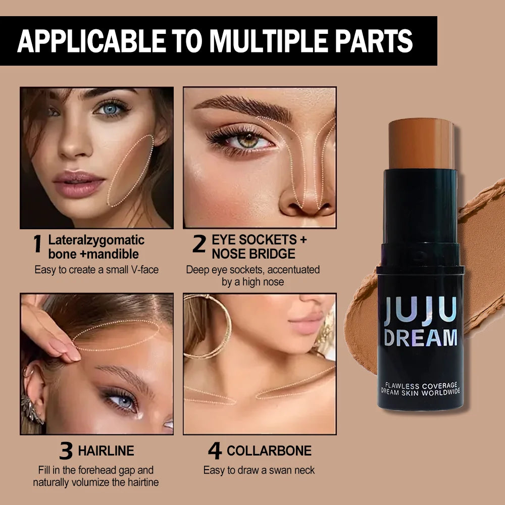 Facial contouring stick - waterproof makeup, contouring makeup, concealer stick, convenient cosmetics
