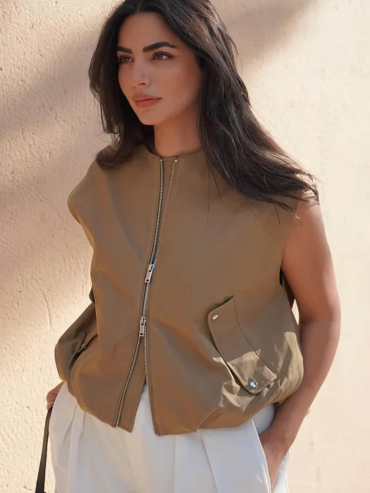 Women's Solid Cropped Trench Coat Elegant Lapel Collar Long Sleeve Belted Wrap Jackets Casual Streetwear 2026 Spring Fall Wear