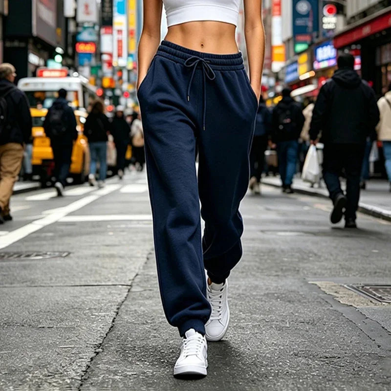 Pantalon de Survêtement Polyvalent Femme – Doux, Ample & Confortable, Sport & Casual