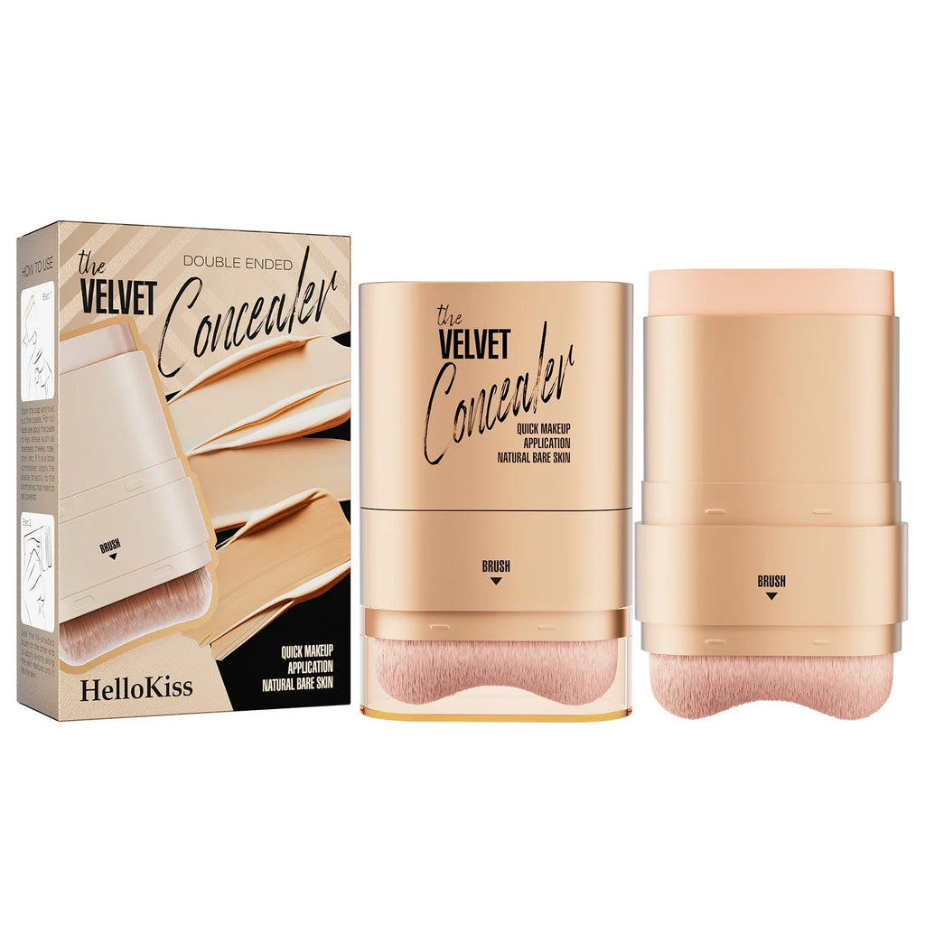 Eraser Concealer Stick Cover Dark Circles Freckles Tattoo Moisturizing Waterproof Lightweight 2 In 1 Brush Makeup Base Cream