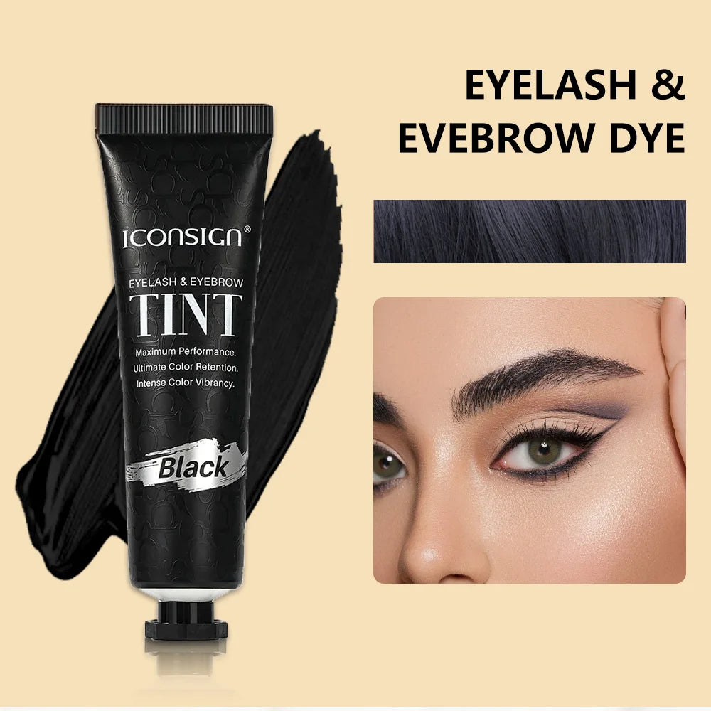 Black/Brown/Coffee Waterproof And Sweat Proof Eyebrow Tint Kit Semi Permanent Makeup Styling And Humidification For Salon