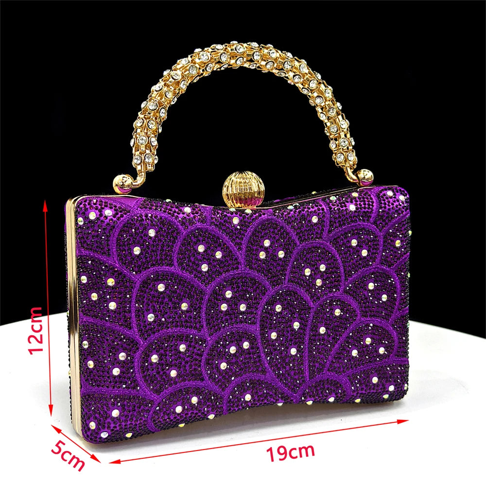 Venus Chan Italian shoes and handbags accessory set with rhinestone metal embellishments Wedding shoes Bridal shoes Designer