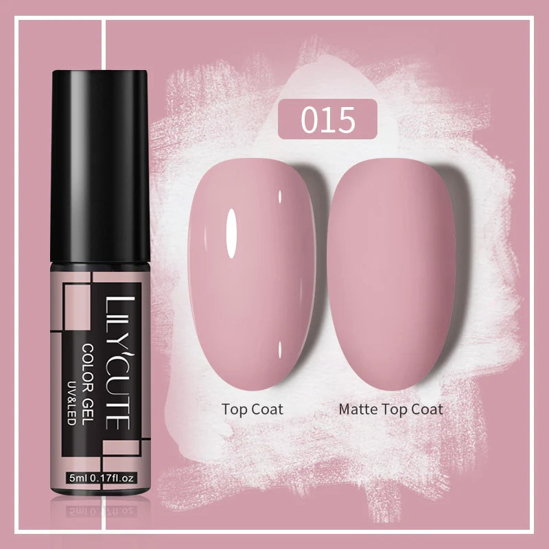 LILYCUTE 5ml Super-Bright Mirror Metallic Liner Gel Nail Polish Gold Silver French Style Drawing Stripe Nail Art Graffiti UV Gel