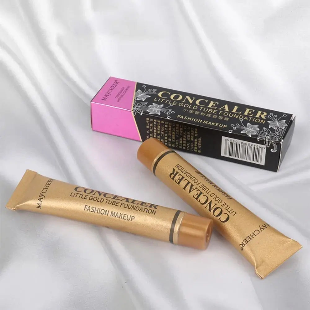New 2 Color Concealer Waterproof Hypoallergenic Foundation Make-up High Covering Natural Makeup Liquid Foundation Universal