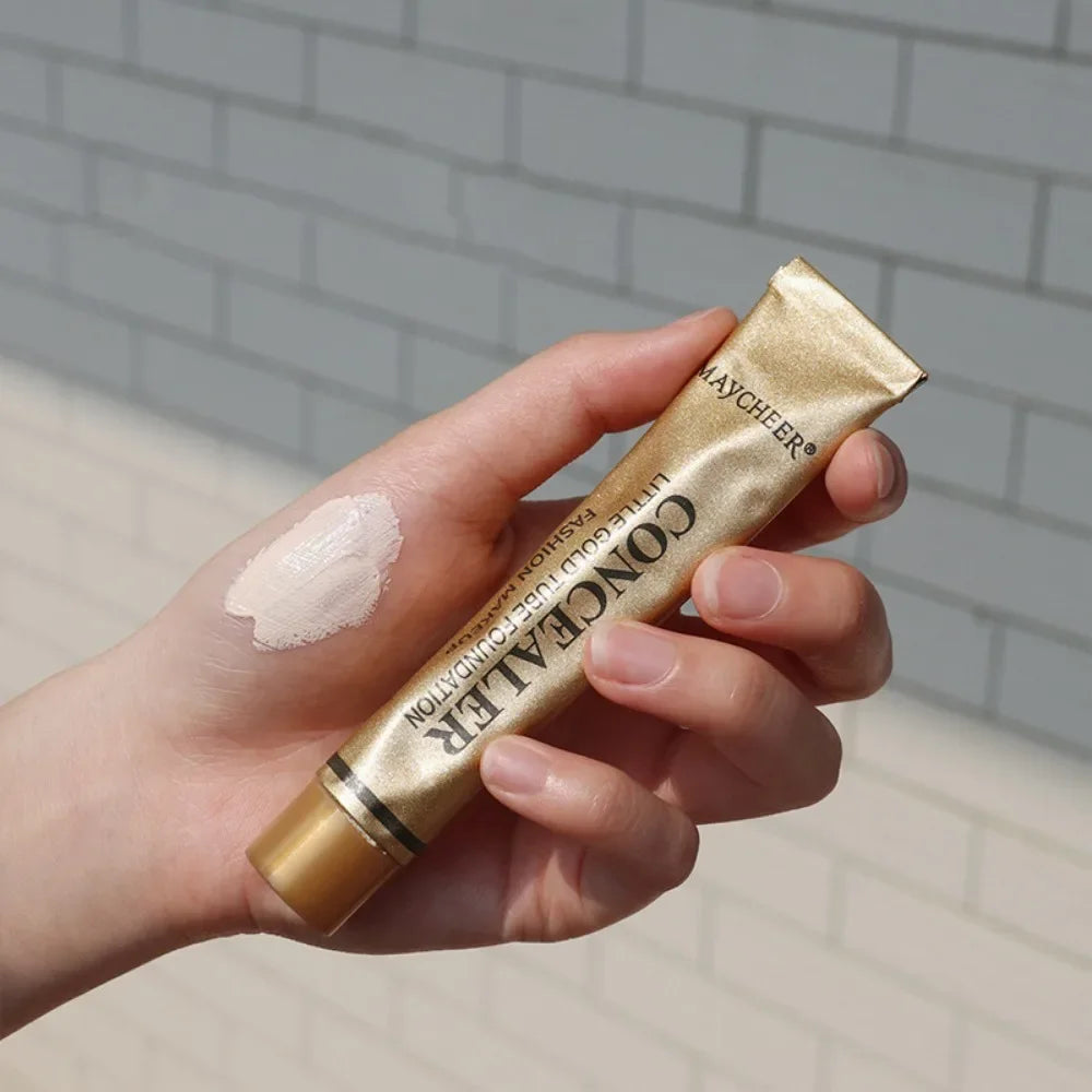 New 2 Color Concealer Waterproof Hypoallergenic Foundation Make-up High Covering Natural Makeup Liquid Foundation Universal