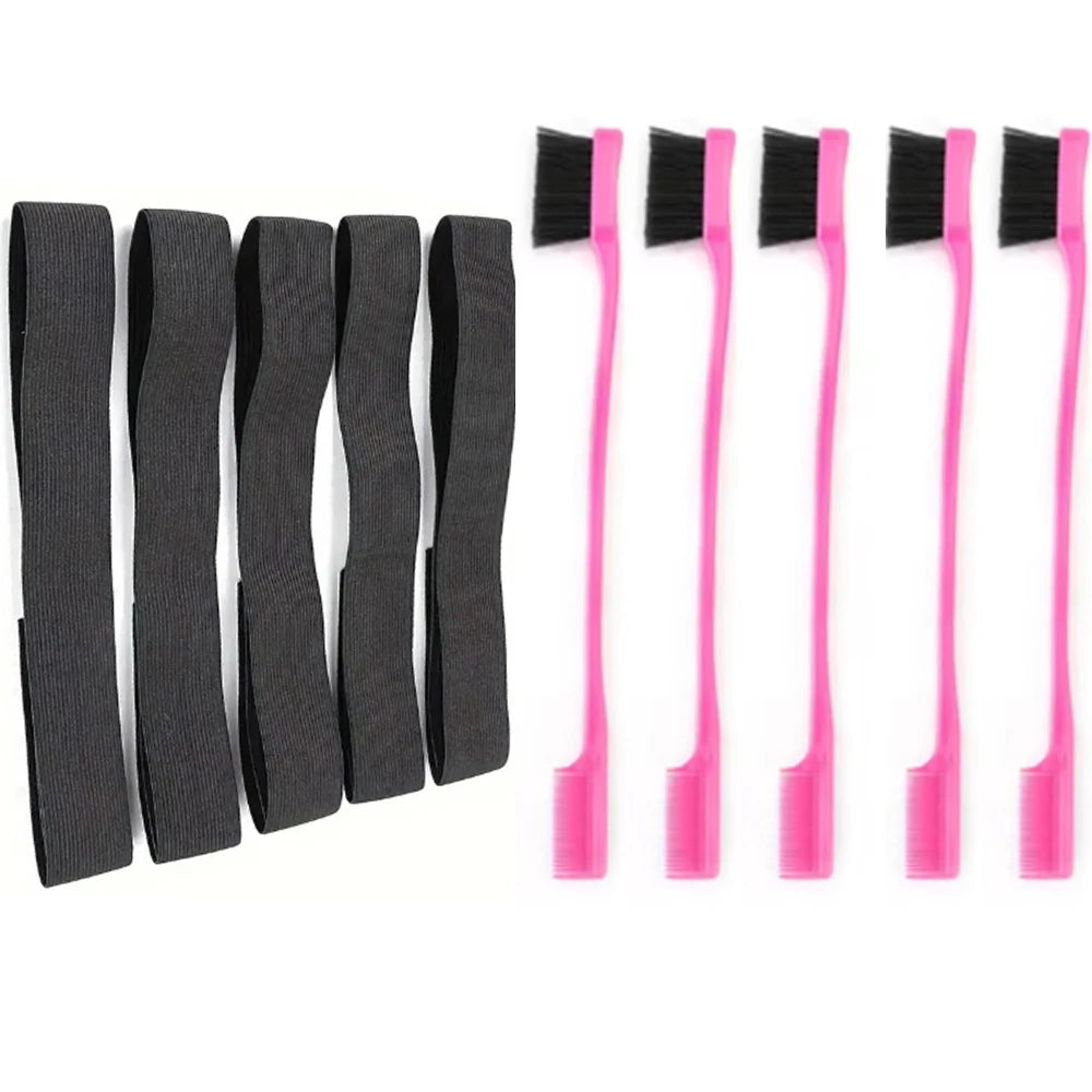 2/5 /10 pieces per package elastic headband wigs grip band lace melting band adjustable fixed wig wrap band