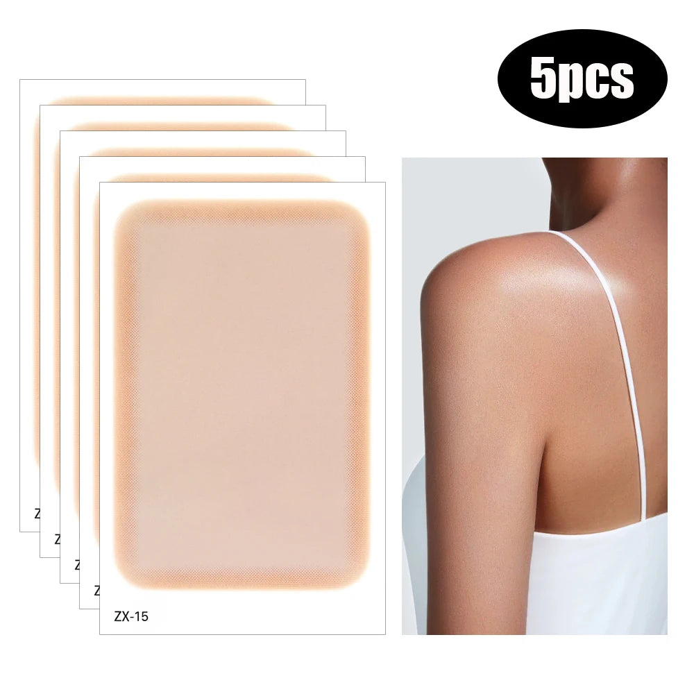 5Pcs Full Cover Concealer Tattoo Waterproof Scar Acne Cover Up Stickers Body Arm Temporary Flaw Hide Tapes Cover-up Patches