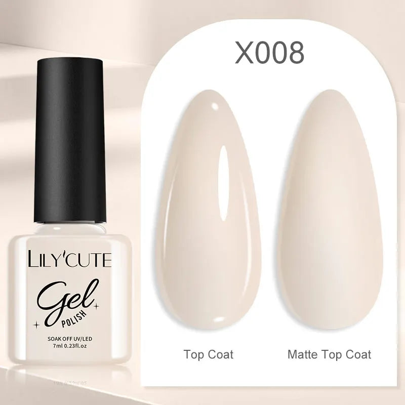 LILYCUTE 5ml Super-Bright Mirror Metallic Liner Gel Nail Polish Gold Silver French Style Drawing Stripe Nail Art Graffiti UV Gel