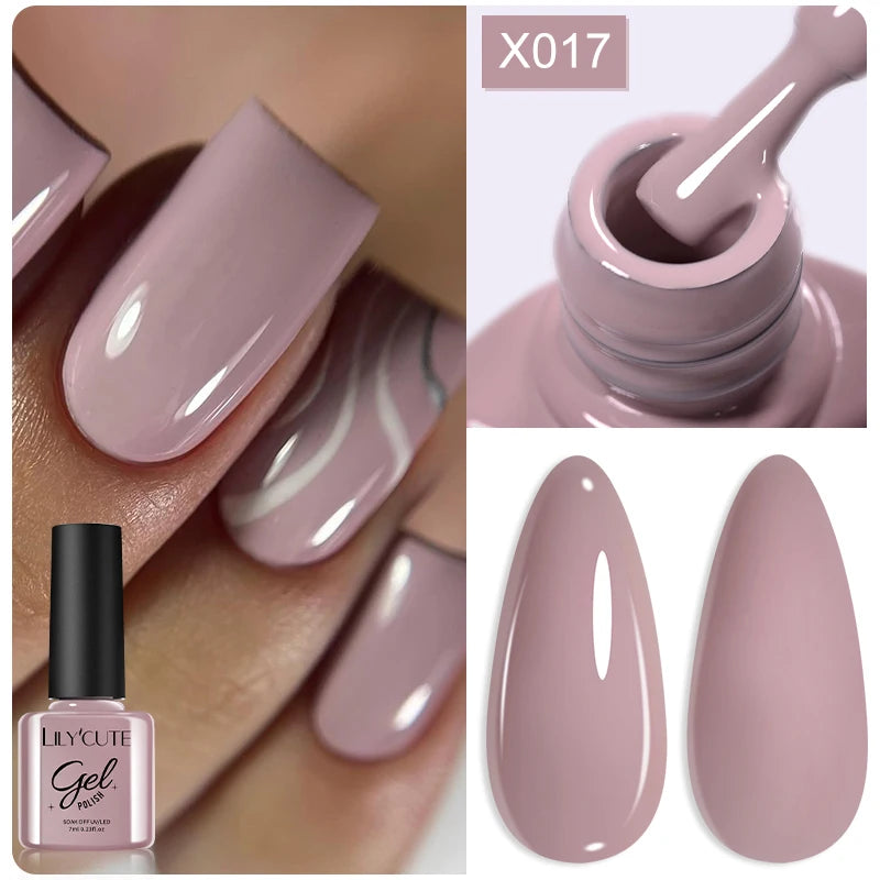 LILYCUTE 5ml Super-Bright Mirror Metallic Liner Gel Nail Polish Gold Silver French Style Drawing Stripe Nail Art Graffiti UV Gel