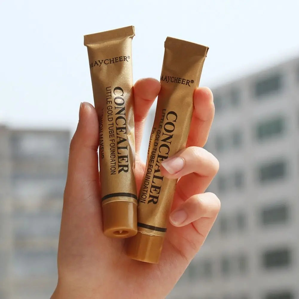 New 2 Color Concealer Waterproof Hypoallergenic Foundation Make-up High Covering Natural Makeup Liquid Foundation Universal