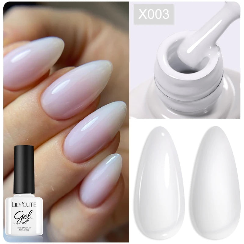 LILYCUTE 5ml Super-Bright Mirror Metallic Liner Gel Nail Polish Gold Silver French Style Drawing Stripe Nail Art Graffiti UV Gel
