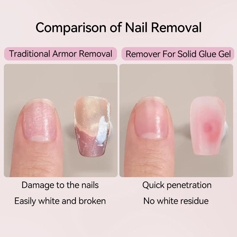UR SUGAR 55ml Remover For Solid Tips Gel False Nail Tips Removing Gel Rhinestone Fake On Nails Dissolve Liquid Manicure Tools