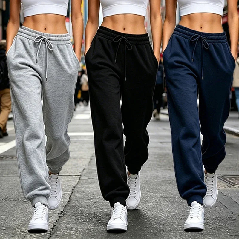 Pantalon de Survêtement Polyvalent Femme – Doux, Ample & Confortable, Sport & Casual