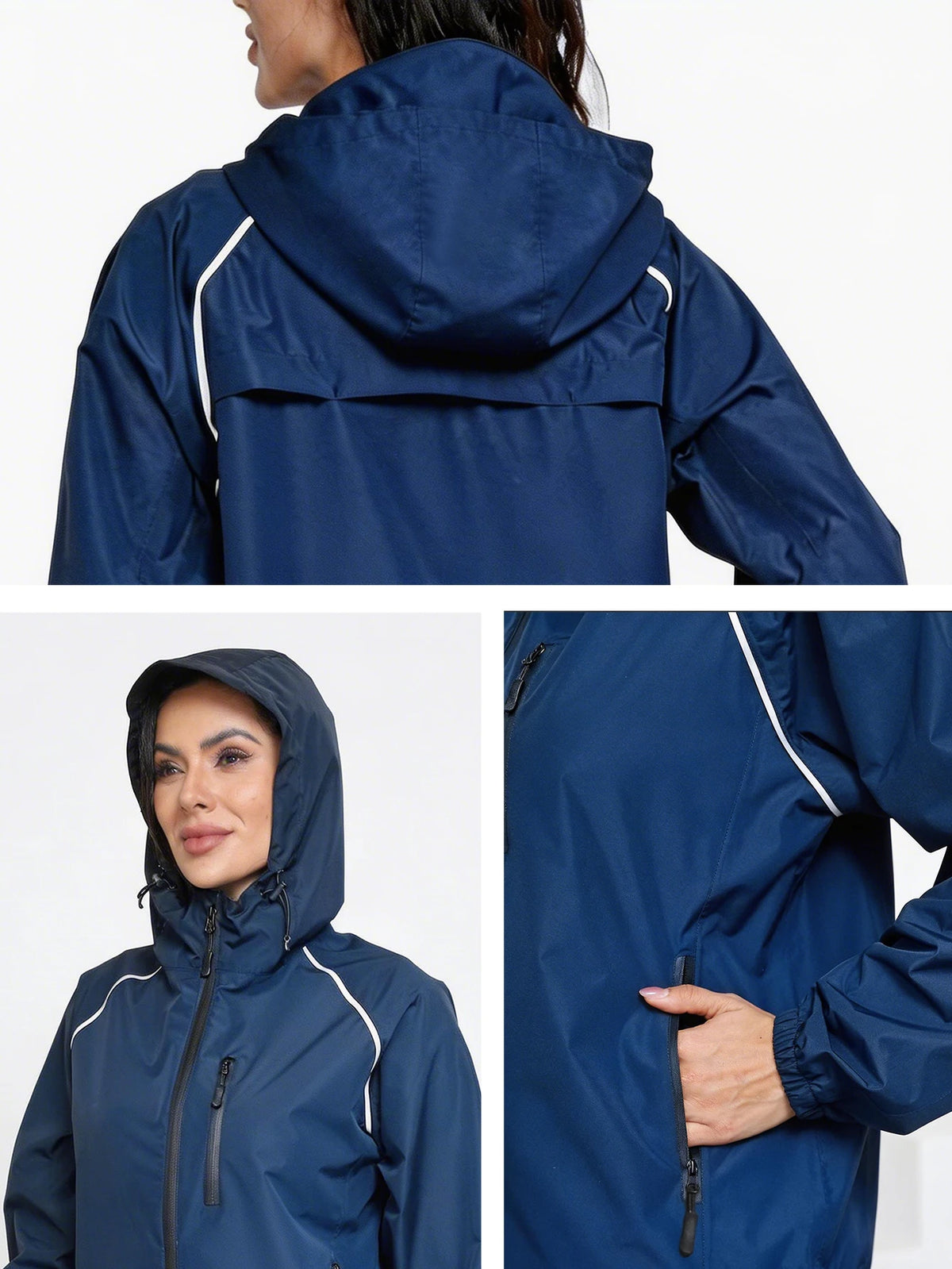 Veste de Cyclisme Femme – Coupe-Vent Impérméable, Légère & Réfléchissante, Vélo & Running