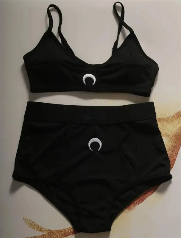 Ensemble Été Femme – Débardeur & Short Imprimé Lune, Style Streetwear