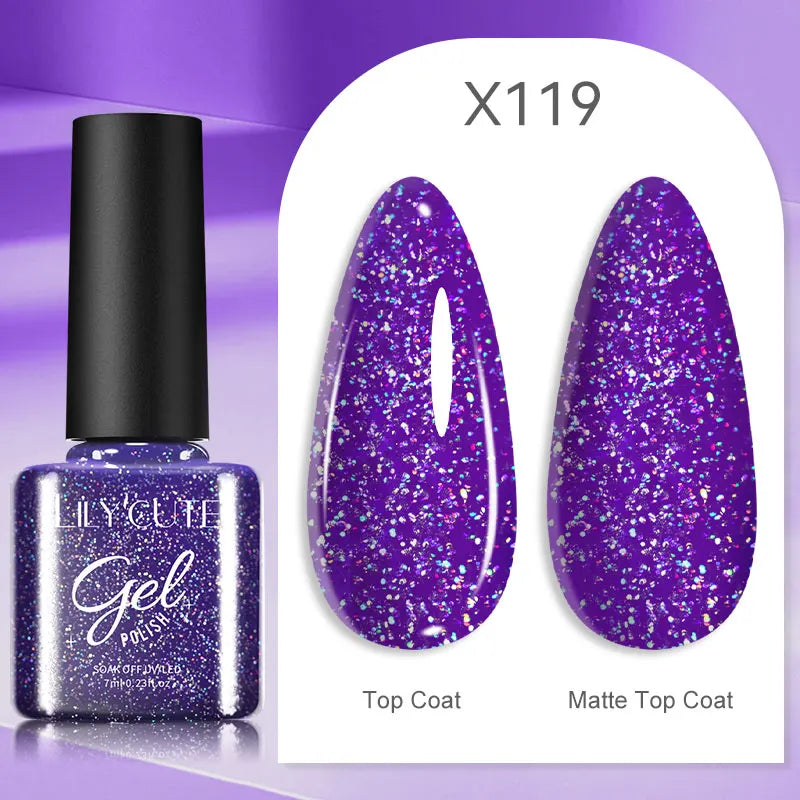 LILYCUTE 5ml Super-Bright Mirror Metallic Liner Gel Nail Polish Gold Silver French Style Drawing Stripe Nail Art Graffiti UV Gel