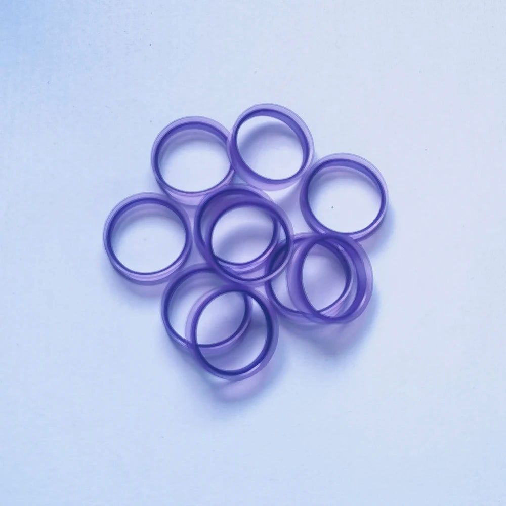 Plastic Finger Rings Inserts Hairdressing Scissor Replacement Parts