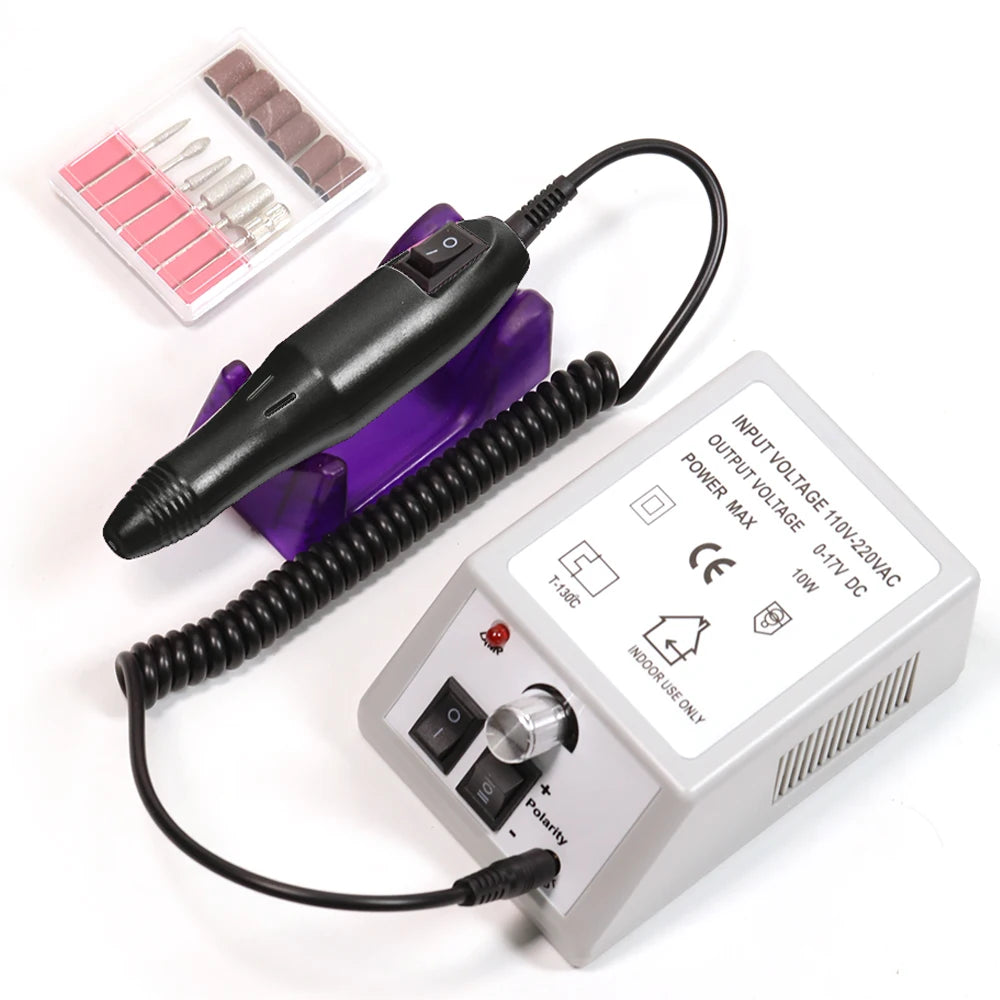 20000RPM Professional Electric Nail Drill Machine for Acrylic Nails Nail Tech Supplies High Speed Nail Drill
