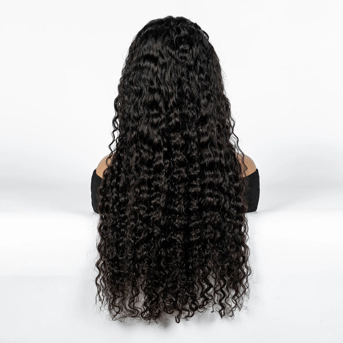 300% Density Ombre 30 Inches Water Wave Wavy Curly Human Hair Wigs 13x4 Transparent Lace Frontal Human Hair Wig for Women