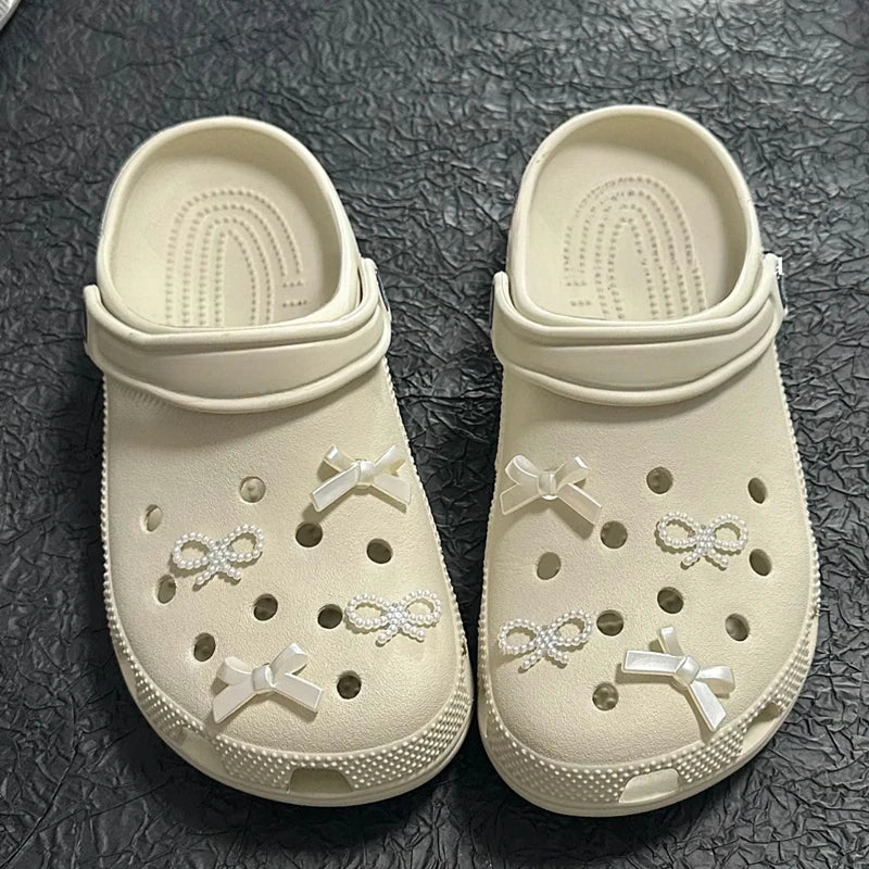 Whole Set Hot Sale DIY Hole Shoes Charms for Cute Cartoon Handmade Charms Designer Quality Garden Shoe Decoration Girl Gift