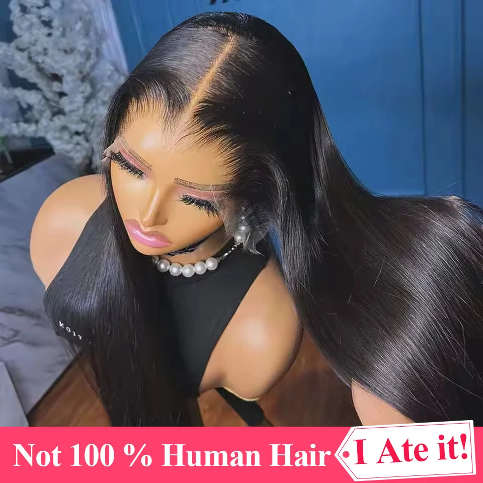 30 40 Inch Straight Human Hair Wigs 13x4 13x6 HD Lace Frontal Wigs For Women Glueless Bone Straight Lace Front Human Hair Wigs