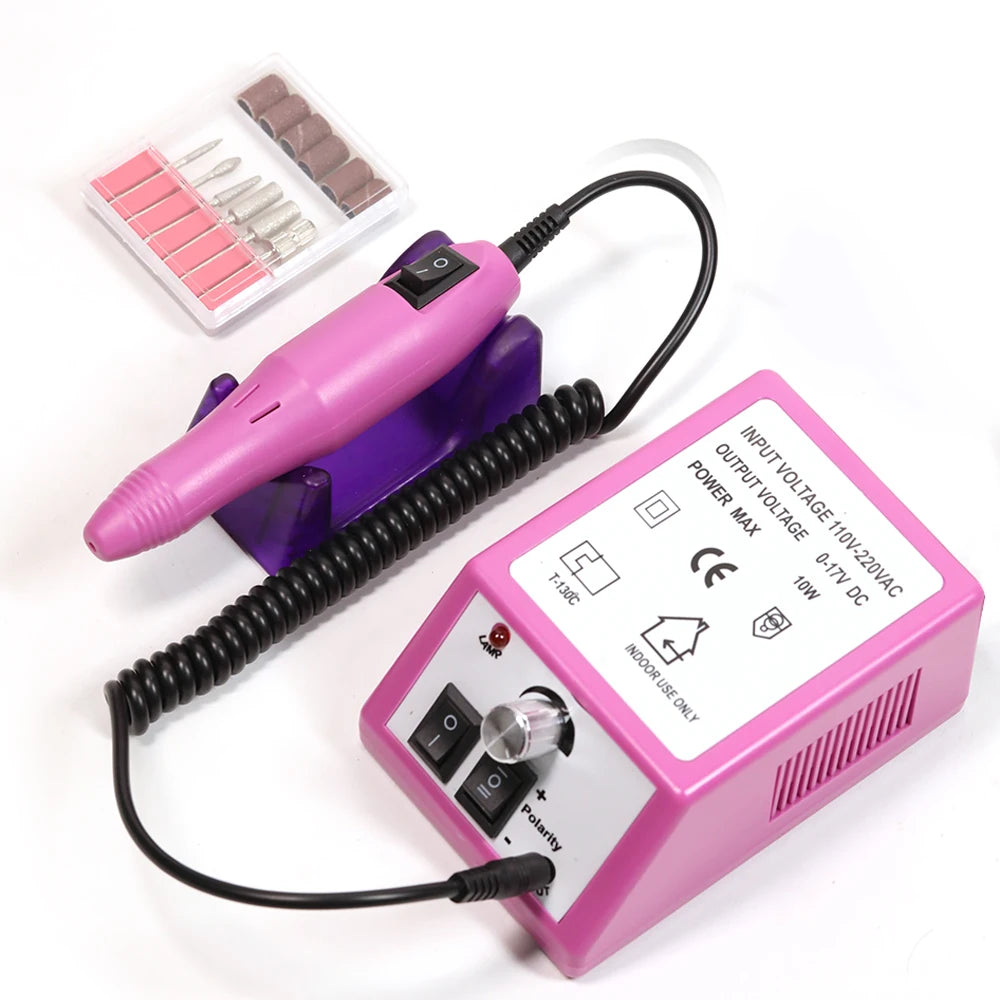 20000RPM Professional Electric Nail Drill Machine for Acrylic Nails Nail Tech Supplies High Speed Nail Drill