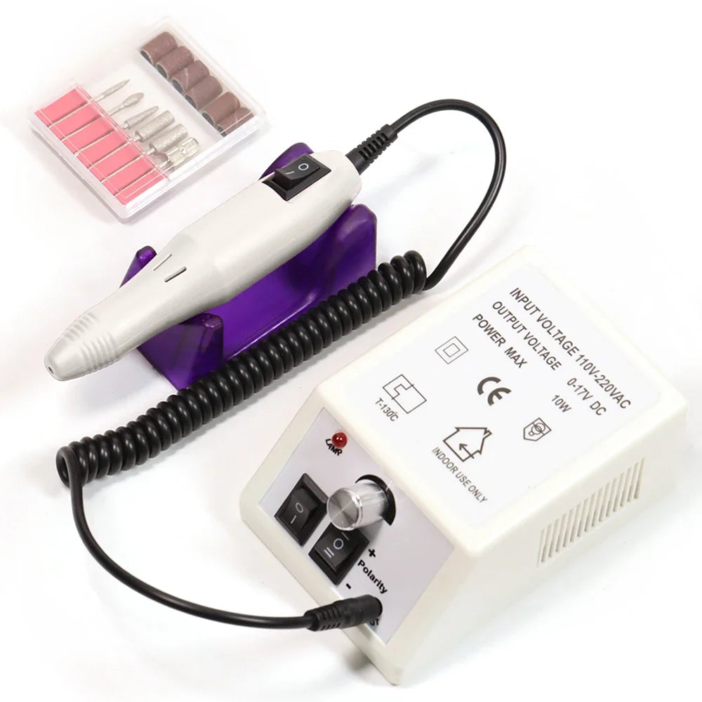20000RPM Professional Electric Nail Drill Machine for Acrylic Nails Nail Tech Supplies High Speed Nail Drill