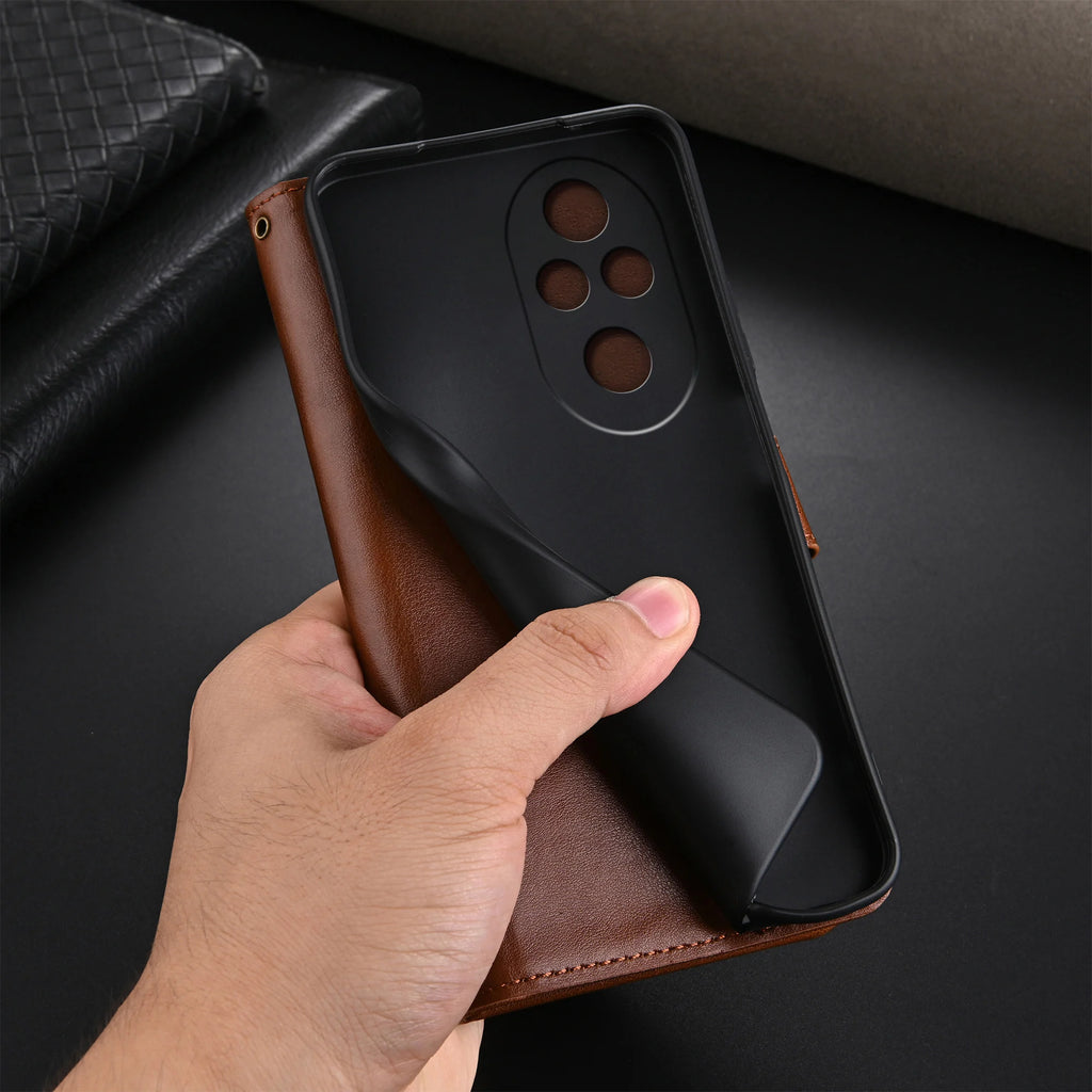 For Honor 200 Case Wallet PU Leather Phone Card Cases Soft TPU Book Flip For Honor 200 Protector чехол